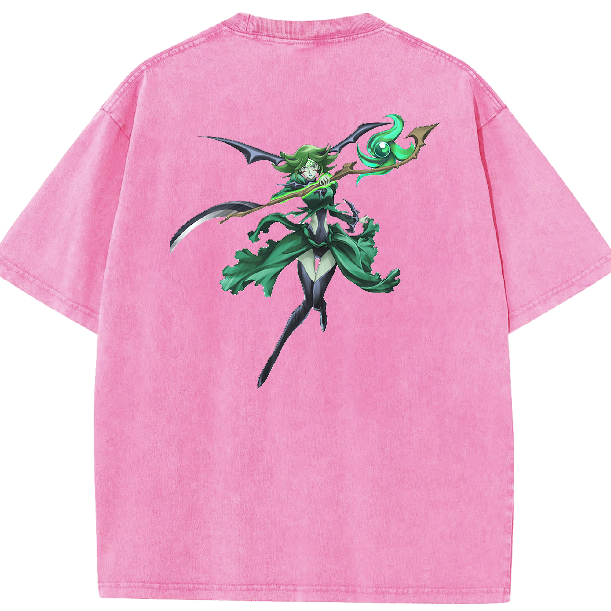 （画像用） 遊☆戯☆王 Yu-Gi-Oh! 綿100% ヴィンテージ風 半袖Tシャツ（背面プリント）